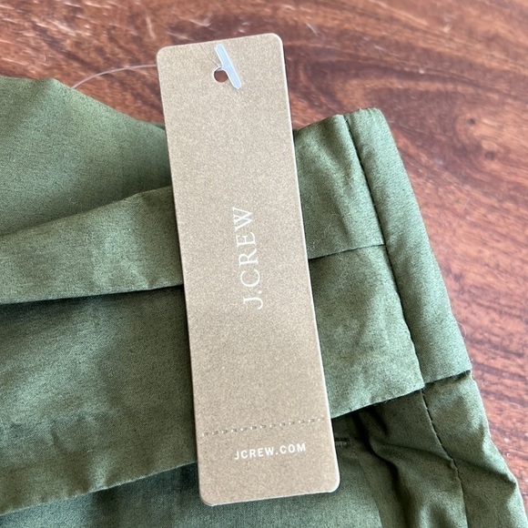 🆕 J CREW | NWT Green Skirt Casual High Rise Waist With Embroidery - Picture 5 of 5
